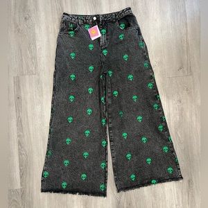 Dressed in lala alien denim pants